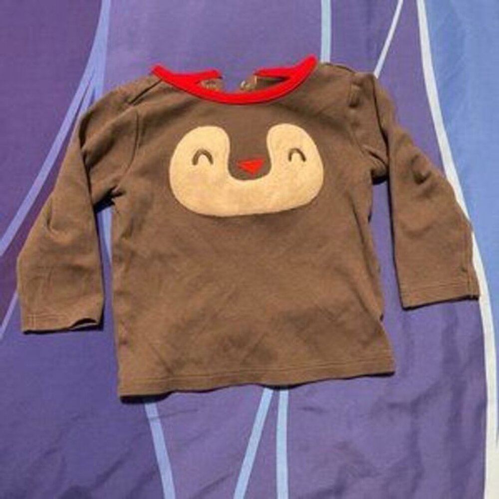 🔥6/$10🔥 Gymboree Long-Sleeved Baby Shirt, 6-12 Months